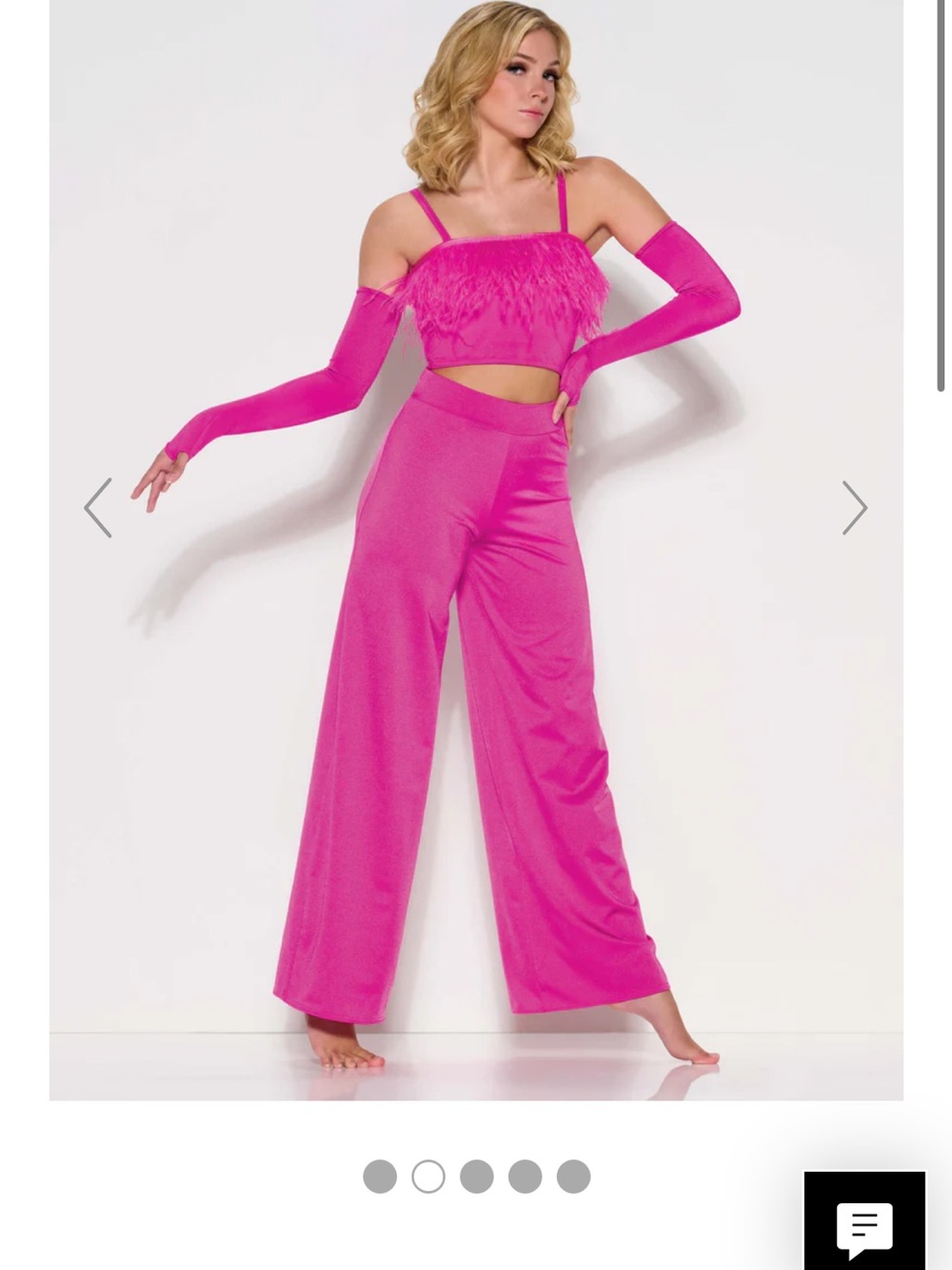 Kelle costumes magenta 3 piece & jewelry size CM - Picture 3 of 5